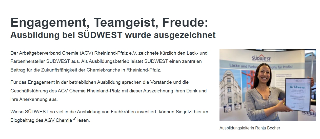 德國AGV協會頒獎